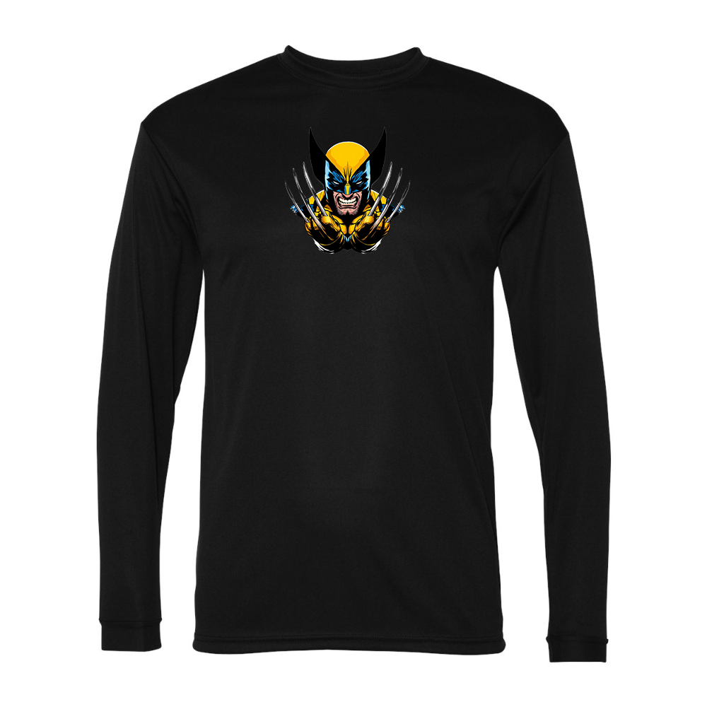 Men's Wolverine 2025 Art   Performance Long Sleeve T-Shirt